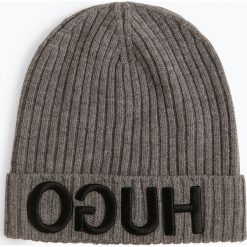 HUGO - Czapka – Unisex-X537, szary. Szare czapki damskie marki HUGO, z napisami. Za 269,95 zł.
