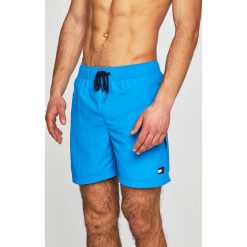 Tommy Hilfiger - Kąpielówki. Czerwone kąpielówki męskie TOMMY HILFIGER, s, bez wzorów, z poliesteru. W wyprzedaży za 159,90 zł.