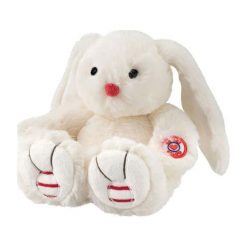 Przytulanki i maskotki: Przytulanka „Królik” w kolorze białym – (W)19 cm