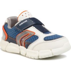 Sneakersy GEOX - B Flexyper B.B B022TB 0FE14 C0006 S White/Blue. Niebieskie trampki chłopięce Geox, bez wzorów, ze skóry ekologicznej, na rzepy. Za 239,00 zł.