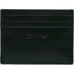 Calvin Klein - Portfel skórzany. Czarne portfele męskie marki Calvin Klein, z materiału. Za 159,90 zł.