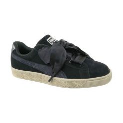Buty sportowe damskie: Puma Buty damskie Basket Heart Metallic Safari czarne r. 39 (364083-03)