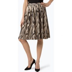 Minimum - Spódnica damska – Fluenca, beżowy. Brązowe spódniczki damskie Minimum, w paski. Za 349,95 zł.