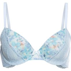 Biustonosz usztywniany bonprix z nadrukiem. Szare biustonosze bonprix, z nadrukiem, z koronki. Za 54,99 zł.