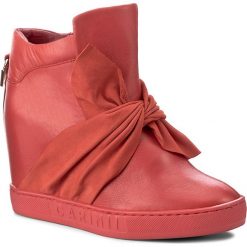 Sneakersy CARINII - B4096 H54-H55-PSK-B88. Czerwone półbuty damskie Carinii, ze skóry. W wyprzedaży za 239,00 zł.