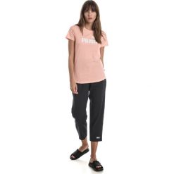 Puma Essentials+ Heather Koszulka Beżowy. Brązowe koszulki damskie Puma, xs, z nadrukiem, z bawełny. Za 68,95 zł.