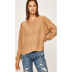 Answear - Sweter. Białe swetry damskie ANSWEAR, s, bez wzorów, z dzianiny, bez rękawów, bez kaptura. W wyprzedaży za 59,90 zł.