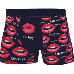 Męskie bokserki CORNETTE Oh Boy. Czarne bokserki męskie marki Cornette, bez wzorów, z dzianiny. Za 41,99 zł.