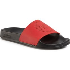 Klapki MICHAEL MICHAEL KORS - Gilmore Slide 40S0GMFA1L Bright Red. Czerwone klapki damskie MICHAEL Michael Kors, bez wzorów, ze skóry ekologicznej, bez obcasa. Za 289,00 zł.