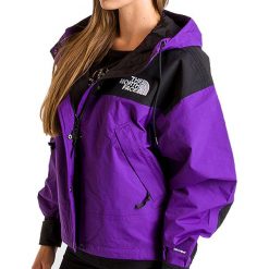 THE NORTH FACE REIGN ON > T93XDCN5N. Pomarańczowe kurtki damskie The North Face, l, bez wzorów, z nylonu, street, długie, bez kaptura. W wyprzedaży za 599,99 zł.