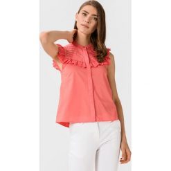 Vero Moda Oda Bluzka Różowy. Różowe bluzki damskie Vero Moda, l, bez wzorów, z bawełny, bez kołnierzyka, bez rękawów. Za 131,95 zł.