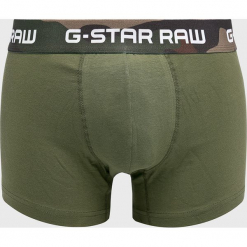 G-Star Raw - Bokserki (3-pack). Szare bokserki męskie marki G-Star RAW, z bawełny. Za 179,90 zł.