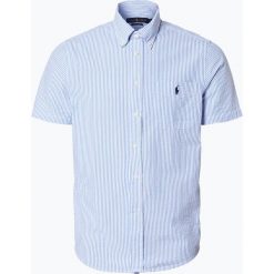 Polo Ralph Lauren - Koszula męska, niebieski. Niebieskie koszule męskie Polo Ralph Lauren, s, bez wzorów, polo, z krótkim rękawem. Za 249,95 zł.