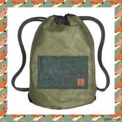 FOXES & DARK GREEN dwustronny plecak SACK IT!. Zielone plecaki męskie Pakamera. Za 165,00 zł.