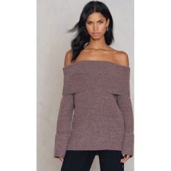 Swetry klasyczne damskie: Sparkz Sweter Larna – Purple