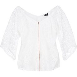 Bluzki asymetryczne: City Chic SHEER ROMANCE Bluzka ivory