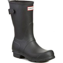 Kalosze HUNTER - Orig Black Adj Short WFS1013RMA Black. Czarne kalosze damskie Hunter, bez wzorów, z tworzywa sztucznego. W wyprzedaży za 349,00 zł.