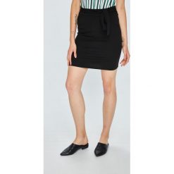 Haily's - Spódnica Layla. Czarne spódniczki damskie z wysokim stanem marki Haily's, s, z elastanu, mini. W wyprzedaży za 39,90 zł.
