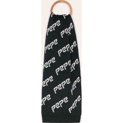 Pepe Jeans - Szalik Ona. Niebieskie szaliki damskie Pepe Jeans, bez wzorów, z jeansu. W wyprzedaży za 99,90 zł.