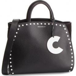 Torebka COCCINELLE - DB6 Concrete Special Studs E1 DB6 18 01 01 Noir/Noir 001. Czarne torebki klasyczne damskie marki Coccinelle, ze skóry. Za 2149,90 zł.