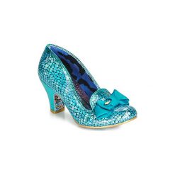 Czółenka Irregular Choice KANJANKA. Niebieskie czółenka damskie Irregular Choice, bez wzorów, bez obcasa. Za 459,00 zł.