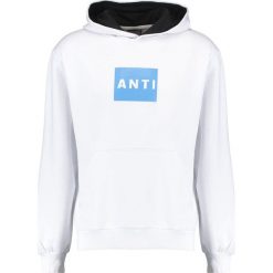 Bluzy męskie: Antioch ANTI SQUARE PRINT Bluza z kapturem white