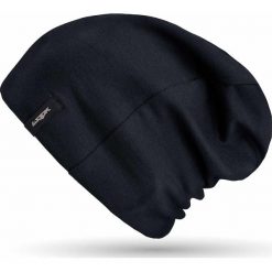 Czapki damskie: Woox Wiosenna Czapka Krasnal Unisex |Handmade| Czarna Ireng Beanie – – – 8595564790785