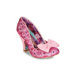 Czółenka Irregular Choice NICK OF TIME. Różowe czółenka damskie Irregular Choice, bez wzorów, bez obcasa. Za 367,20 zł.