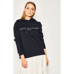 Bluza TOMMY HILFIGER Ess WW0WW26410. Szare bluzy damskie TOMMY HILFIGER, s, bez wzorów, z bawełny, bez rękawów, bez kaptura. W wyprzedaży za 299,00 zł.