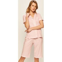 Lauren Ralph Lauren - Piżama. Różowe piżamy damskie Lauren Ralph Lauren, s, bez wzorów, z bawełny, bez rękawów. W wyprzedaży za 279,90 zł.