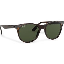 Okulary przeciwsłoneczne RAY-BAN - Wayfarer II 0RB2185 902/31 Tortoise/Green Classic. Pomarańczowe okulary przeciwsłoneczne damskie Ray-Ban. W wyprzedaży za 429,00 zł.