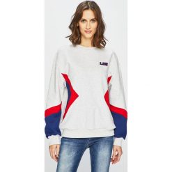 Lee - Bluza. Szare bluzy damskie marki Lee, s, z bawełny, bez kaptura. Za 259,90 zł.