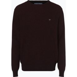 Fynch Hatton - Sweter męski, czerwony. Czerwone swetry męskie marki Fynch-Hatton, m, bez wzorów, z bawełny, bez kołnierzyka, bez kaptura. Za 119,95 zł.