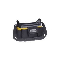 Stanley Otwarta torba na narzędzia, 31 x 20 x 26 cm, STST1-70718 GXP-681631. Czarne torby męskie na ramię Stanley, w paski, z poliamidu. Za 156,79 zł.