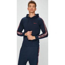 Jack & Jones - Bluza. Niebieskie bluzy męskie Jack & Jones, m, bez wzorów, z bawełny, z kapturem, bez rękawów, z kapturem. W wyprzedaży za 139,90 zł.