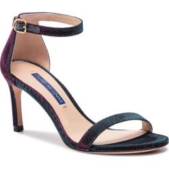 Sandały STUART WEITZMAN - Nunakedstraight ZL37409 Techno Nighttime. Szare klapki damskie marki Stuart Weitzman, bez wzorów, ze skóry, bez obcasa, na obcasie. Za 1889,00 zł.