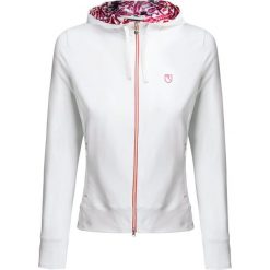 Bluza CHERVO POOL Biały. Białe bluzy damskie marki Chervo, z aplikacjami, bez rękawów, z kapturem. W wyprzedaży za 385,00 zł.