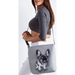Torebka damska torba listonoszka dŁugi pasek. Listonoszki damskie LORENTI, w paski, z jeansu, eleganckie, małe. W wyprzedaży za 89,90 zł.