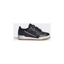 Buty Dziecko adidas CONTINENTAL 80 CF C. Czarne trampki dziewczęce Adidas, bez wzorów, bez zapięcia. Za 229,00 zł.