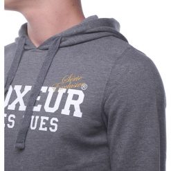 Bluzy męskie: BOXEUR Bluza męska szary melanż r. XL (BXE-4791F)