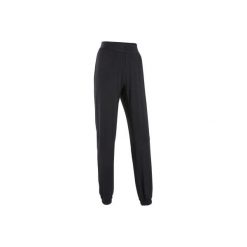 Luźne spodnie modułowe do tańca nowoczesnego damskie czarne. Czarne spodnie damskie DOMYOS, xl, z elastanu. Za 59,99 zł.