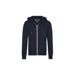 Bluzy Tommy Hilfiger MW0MW04974 CORE ZIP HOOD. Niebieskie bluzy męskie TOMMY HILFIGER, xl, bez wzorów, bez kołnierzyka, bez rękawów, bez kaptura. Za 391,71 zł.