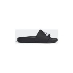Klapki adidas Klapki Adilette Shower. Czarne klapki damskie marki Adidas, bez wzorów, bez obcasa. Za 89,95 zł.