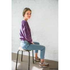 Bluzy damskie: Bluza pluszowa fiolet
