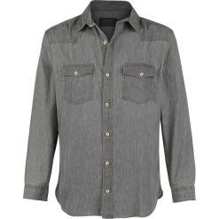 Produkt Next Western Shirt Koszula szary. Czarne koszule męskie na spinki marki Leonardo Carbone, s, z materiału, z długim rękawem. Za 109,90 zł.