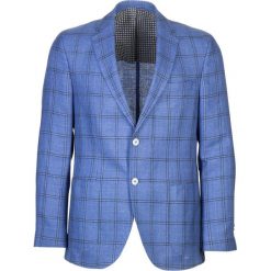 Marynarki męskie slim fit: Marynarka „Edward” w kolorze niebieskim