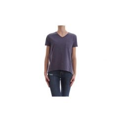 T-shirty z krótkim rękawem Woolrich WYTEE0429 F-DOUBLE TEE. Szare t-shirty damskie Woolrich, xs, bez wzorów, bez kołnierzyka. Za 131,34 zł.