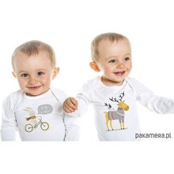Body niemowlęce: zestaw: body dla dziecka. Łoś i zając