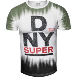 Koszulka męska t-shirt z nadrukiem Recea. Koszulki męskie Recea, s, z nadrukiem, z bawełny, klasyczne, bez kołnierzyka, bez rękawów. W wyprzedaży za 19,99 zł.