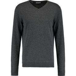Swetry klasyczne męskie: Selected Homme TOWER Sweter medium grey melange